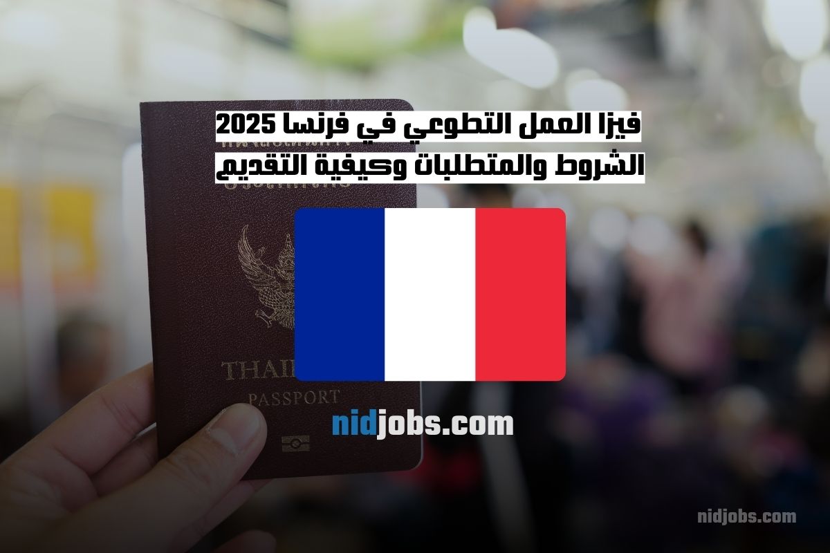 فيزا العمل التطوعي في فرنسا 2025 دليلك الشامل للتقديم والتجربة