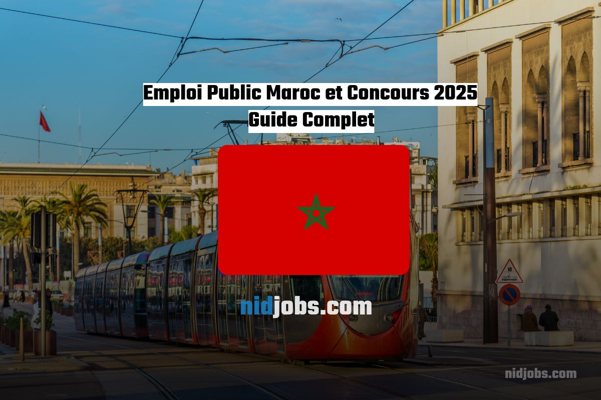 Emploi public Maroc 2025, concours fonction publique Maroc, recrutement gouvernemental Maroc, offres d’emploi au Maroc, postes publics 2025